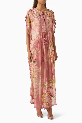 Sama Floral-print Kaftan