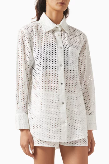 The Bronte Button-down Shirt in Cotton