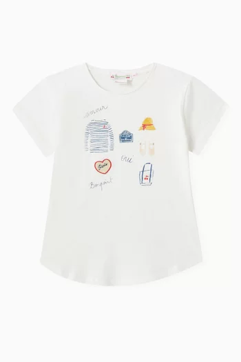 Aada Graphic T-shirt in Cotton