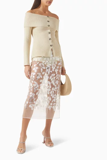 Wells Sequin-embellished Skirt