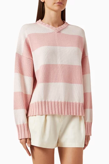 The Reva Sweater in Cotton-blend