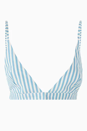 The Tessa Bralette in Cotton Poplin