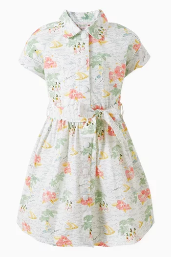 Gisele Dress in Cotton Poplin
