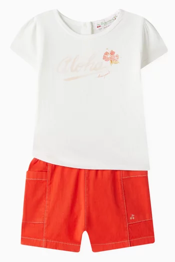 Aloha Cira Printed T-shirt in Cotton