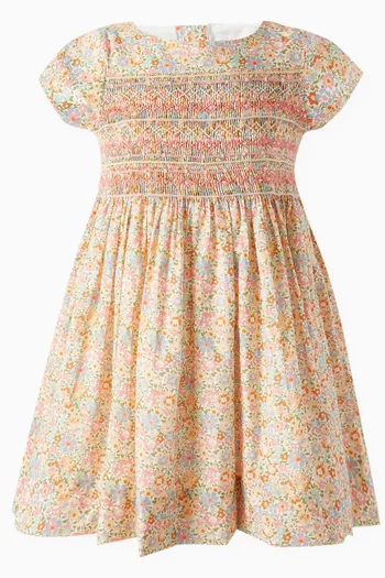 Floral-print Dress in Organic Cotton