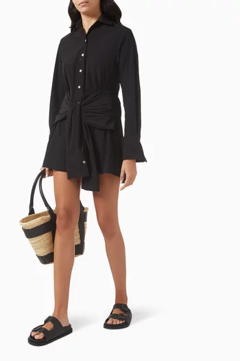 Jules Tie-up Shirt Dress
