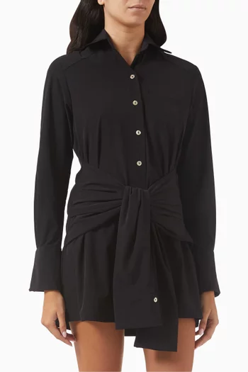Jules Tie-up Shirt Dress