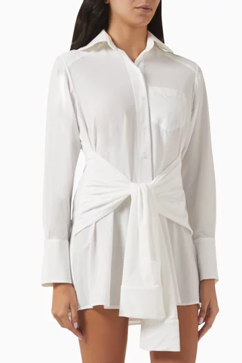 Jules Tie-up Shirt Dress
