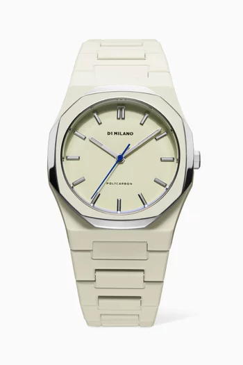 Polycarbon Quartz Watch, 37mm