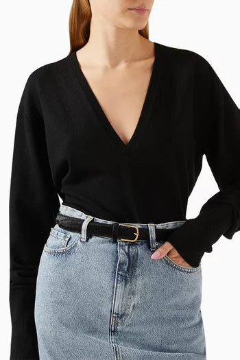 Belt in Pony Hair Calfskin