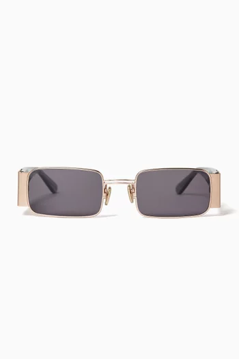 The Gingham Sunglasses in Acetate