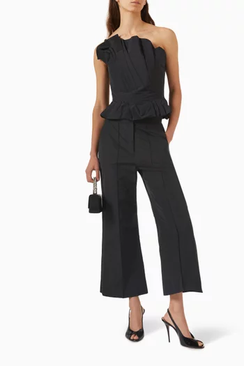 Dorina One-shoulder Top in Taffeta