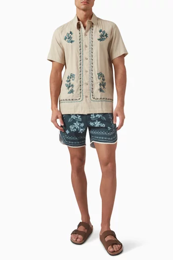 Jack Blush Shirt in Cotton & Linen