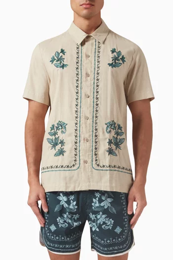 Jack Blush Shirt in Cotton & Linen