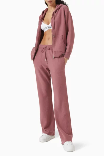 Wide-leg Sweatpants in Wool Cashmere-blend