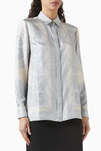 Les Coupe Des Dieux Barocco Shirt in Silk