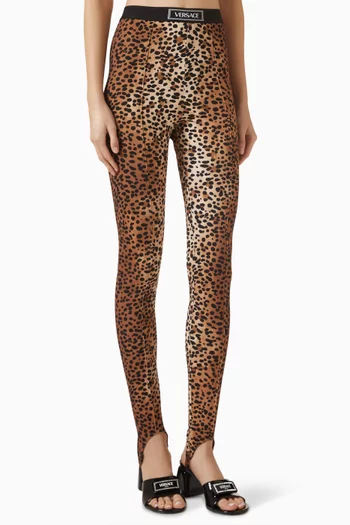 Leopard Stirrup Leggings