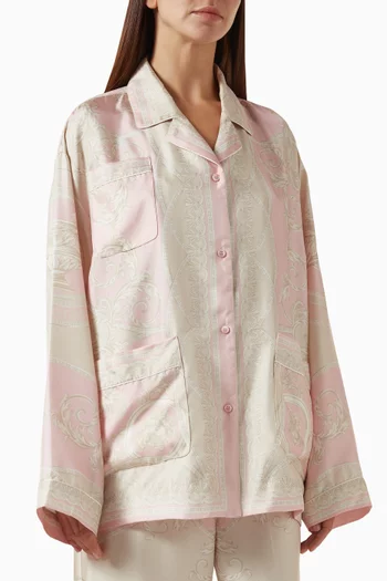La Coupe des Dieux Oversized Shirt in Silk