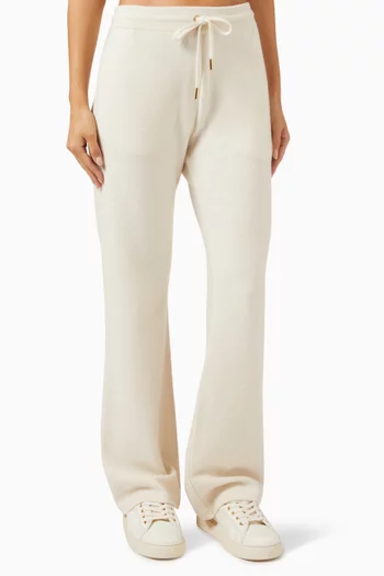 Drawstring Pants in Wool-cashmere