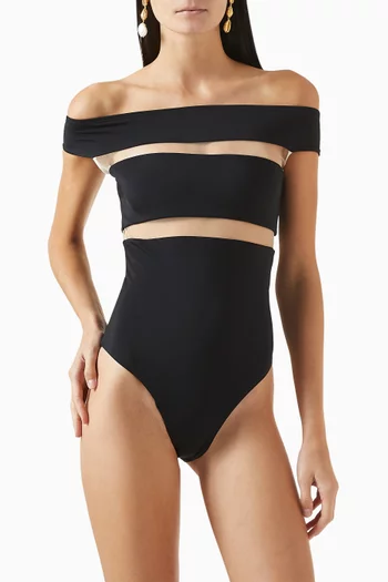 Aria Off-shoulder One-piece Swimsuit
