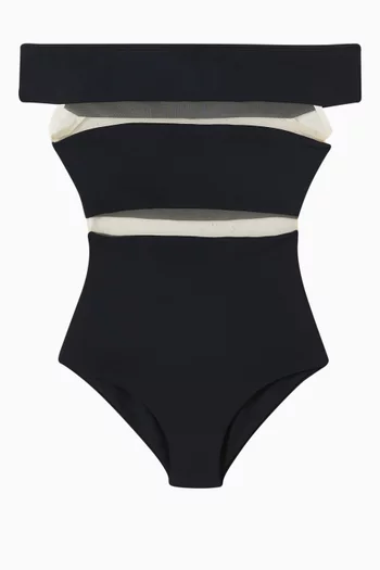 Aria Off-shoulder One-piece Swimsuit