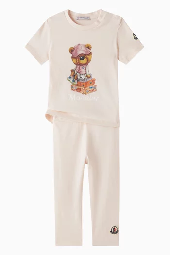 Bear Graphic Print T-shirt