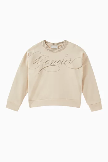 Logo-print Sweatshirt in Cotton