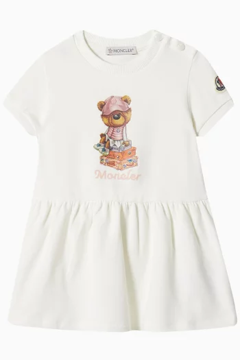 Bear Graphic Print Dress