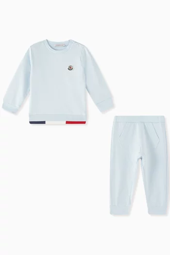 Sweatshirt and Sweatpants Tracksuit Set