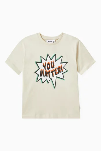 Graphic Print T-Shirt in Cotton