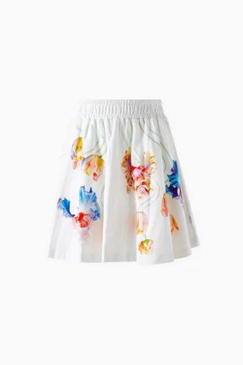 Barbera Frilly Skirt in Cotton