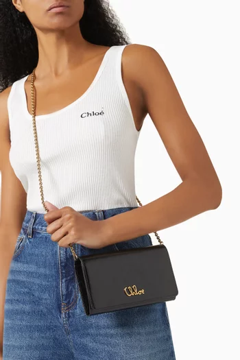 Chloé Iconic Chain Wallet in Calfskin