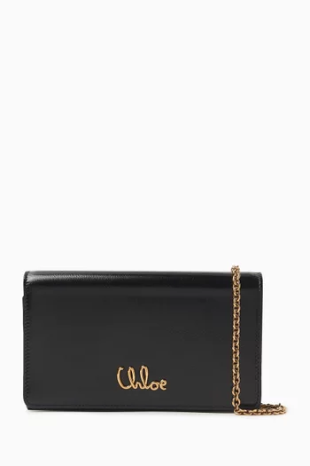 Chloé Iconic Chain Wallet in Calfskin