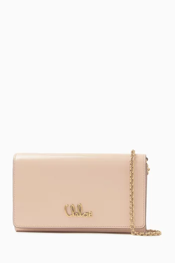 Chloé Iconic Chain Wallet in Calfskin