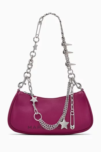 The Star Charm Shoulder Bag in Leather