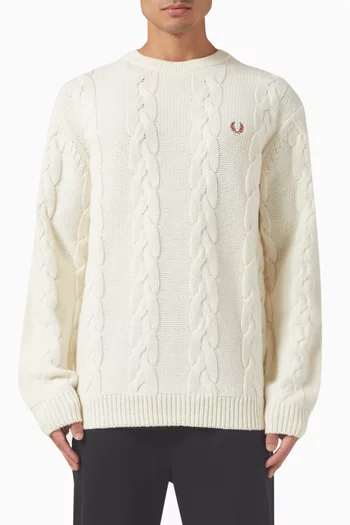 Chunky Sweater in Cable Knit