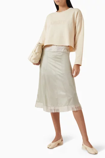 Anonymity of the Lining Midi Skirt