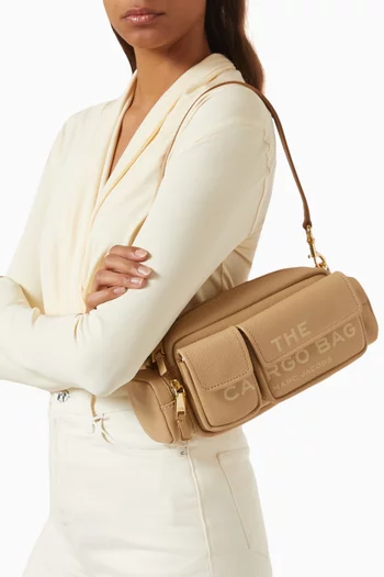 The Cargo Shoulder Bag in Grained Leather