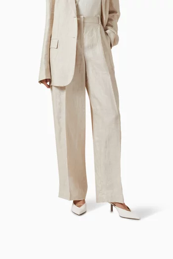 Matar 65 Mules in Satin & Leather