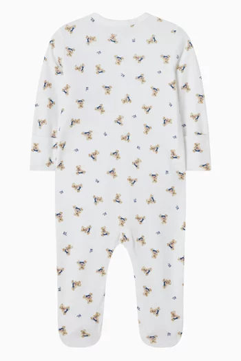 Polo Bear Jumpsuit in Cotton