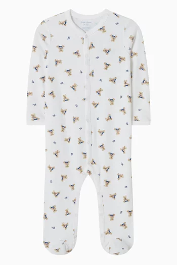 Polo Bear Jumpsuit in Cotton