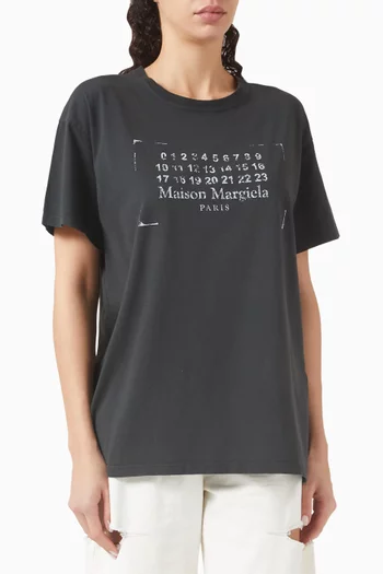 Stamp Logo T-shirt in Cotton