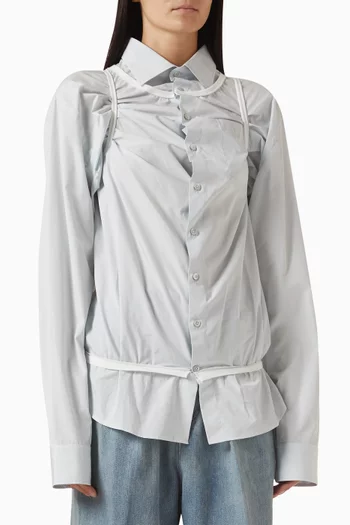 Piping Shirt in Cotton