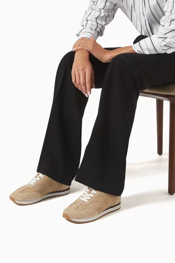The Sport Sneakers in Suede & Nylon
