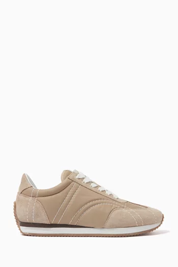 The Sport Sneakers in Suede & Nylon