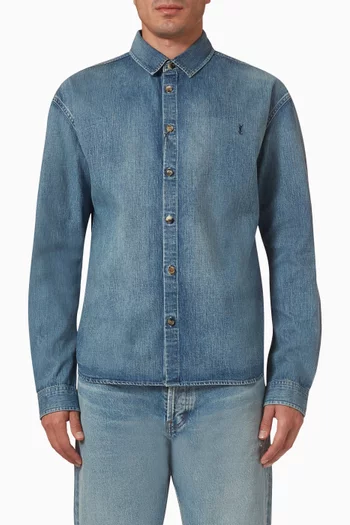 Cassandre Shirt in Cotton-denim