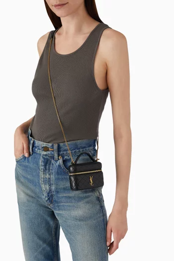 حقيبة غابي فانيتي صغيرة جلد