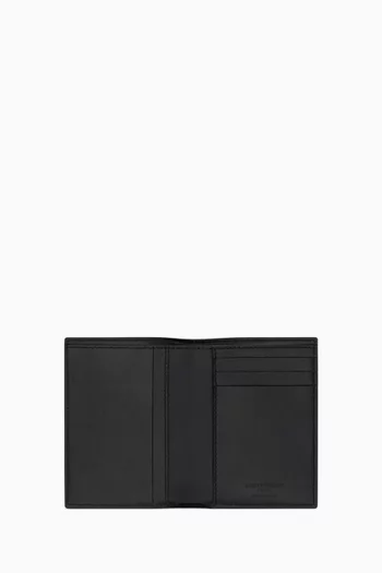 Credit Card Wallet in Coated Bark Leather