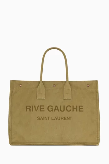 Large Rive Gauche Tote Bag in Canvas