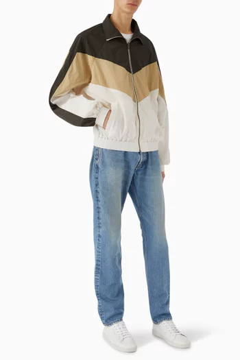 Teddy Jacket in Crinkle Nylon